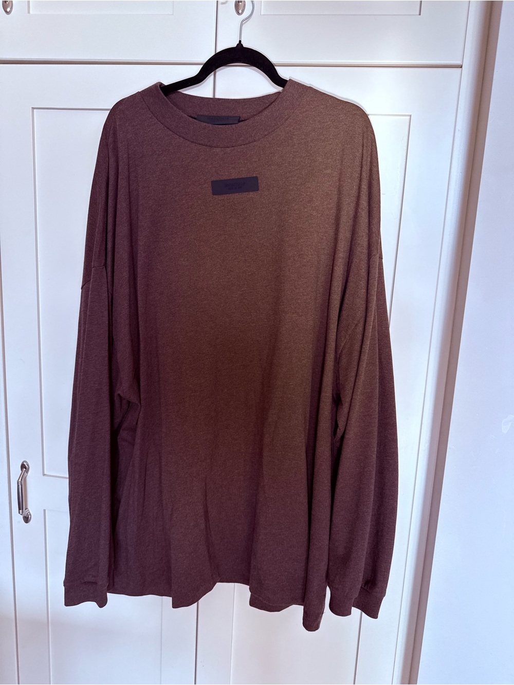Fear Of God Men's Long Sleeve Crewneck Shirt - Brown